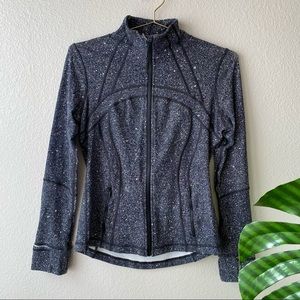 Speckled Grey Lululemon Zip-up